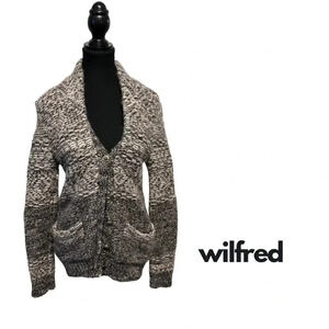 Wilfred | Chunky  Knit Wool/Acrylic/Alpaca Button Up Caridigan | Size S